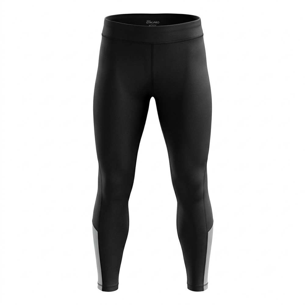 Actra Womens Performance Athletic Reflective Leggings Black Size Large EUC